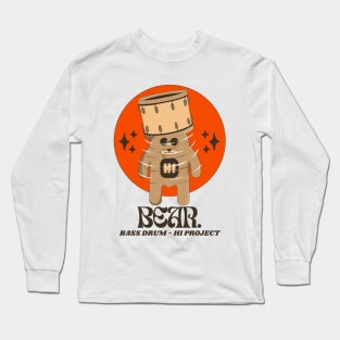 Bear Bass Drum Long Sleeve T-Shirt